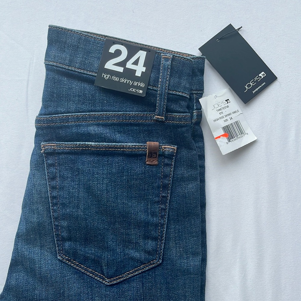 Joe’s jeans, Size 24, High rise skinny ankle, NWT.